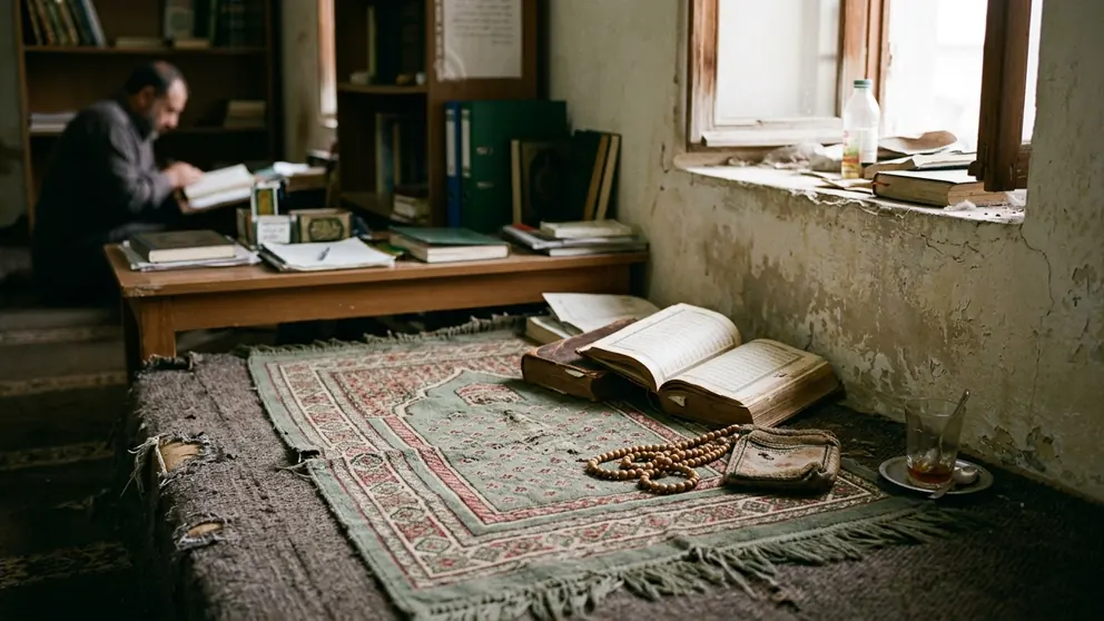 A Supplication Begins on the Prayer Mat